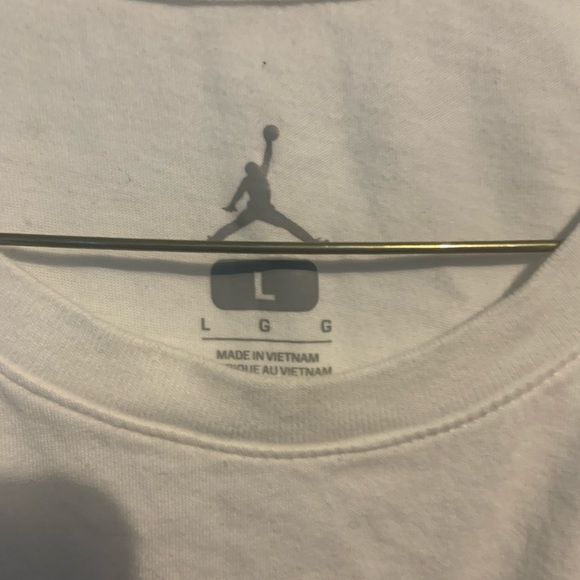 Nike Michael Jordan Engineered for Flight Rare White Shirt Size L - Picture 3 of 5